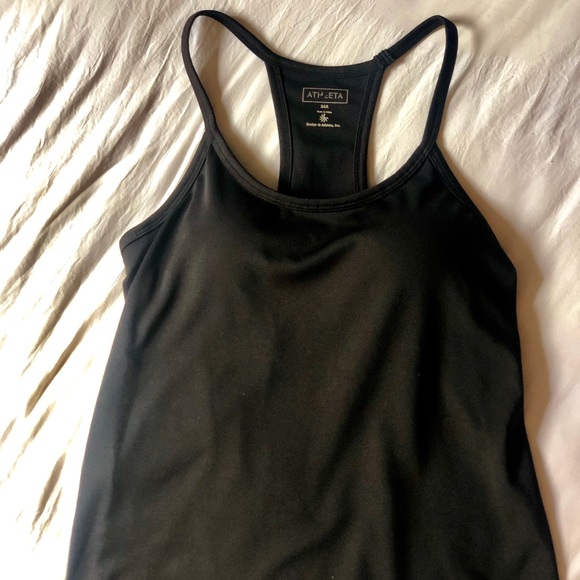 Athleta Tops - ATHLETA Black Racer back tank top